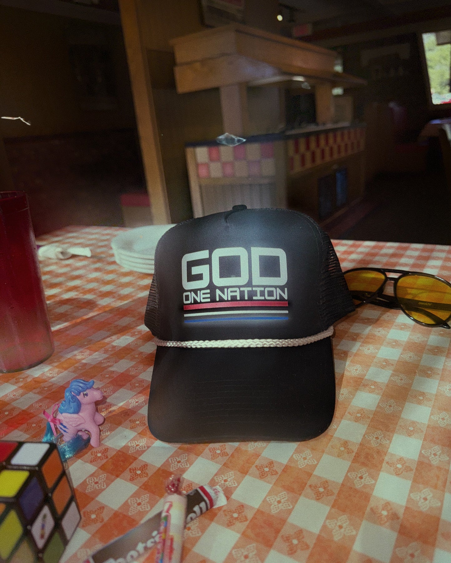 ONE NATION UNDER GOD ROPE HAT