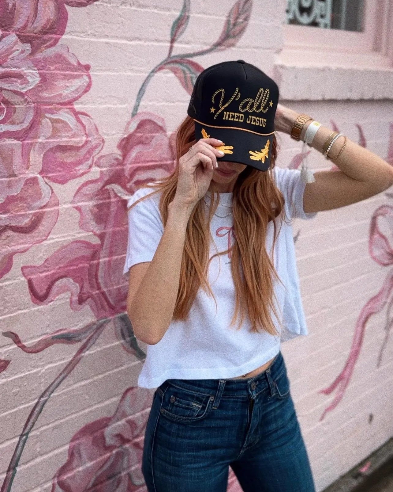 Y'ALL NEED JESUS TRUCKER HAT