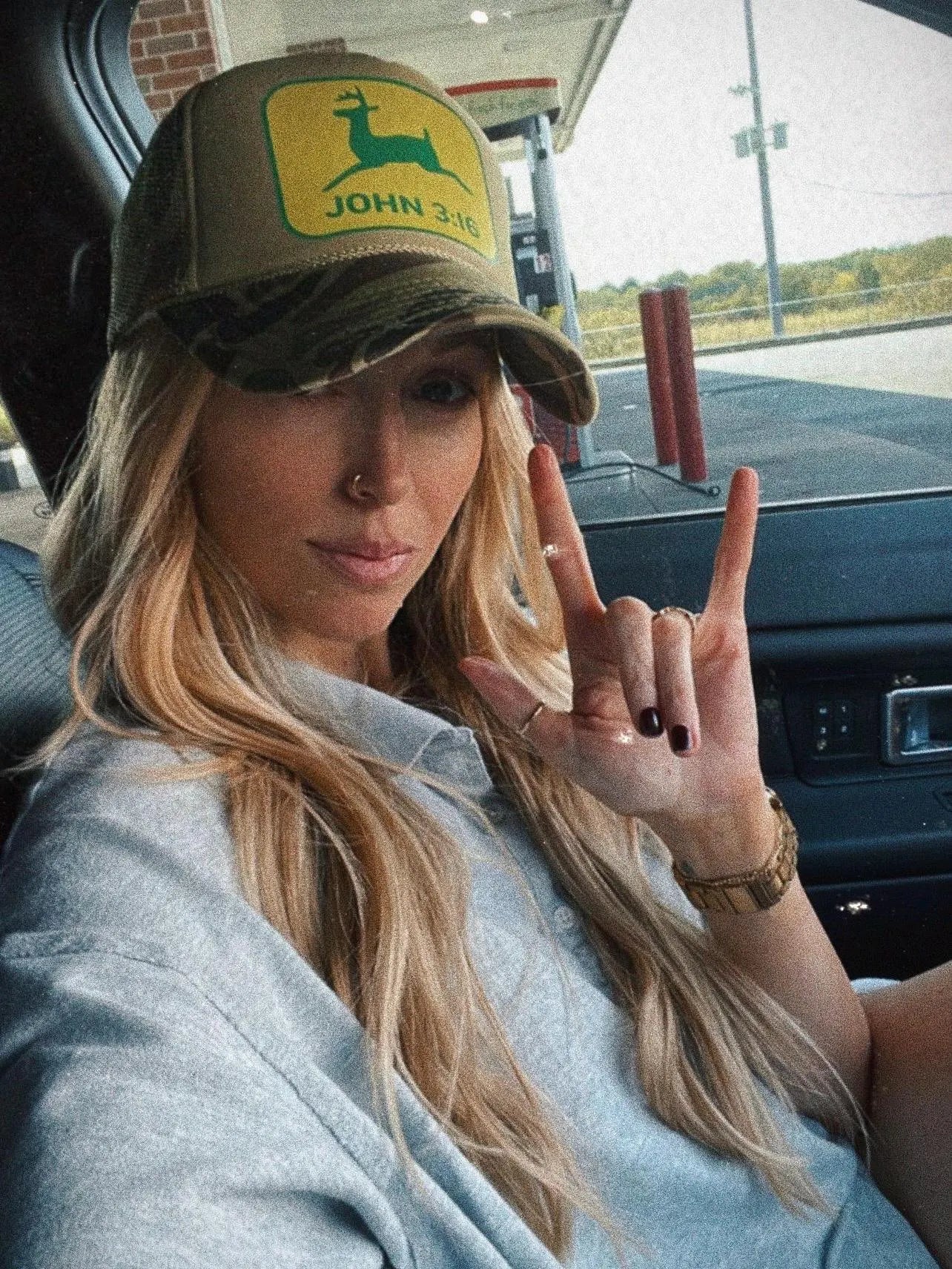 JOHN 3:16 CUSTOM TRUCKER HAT