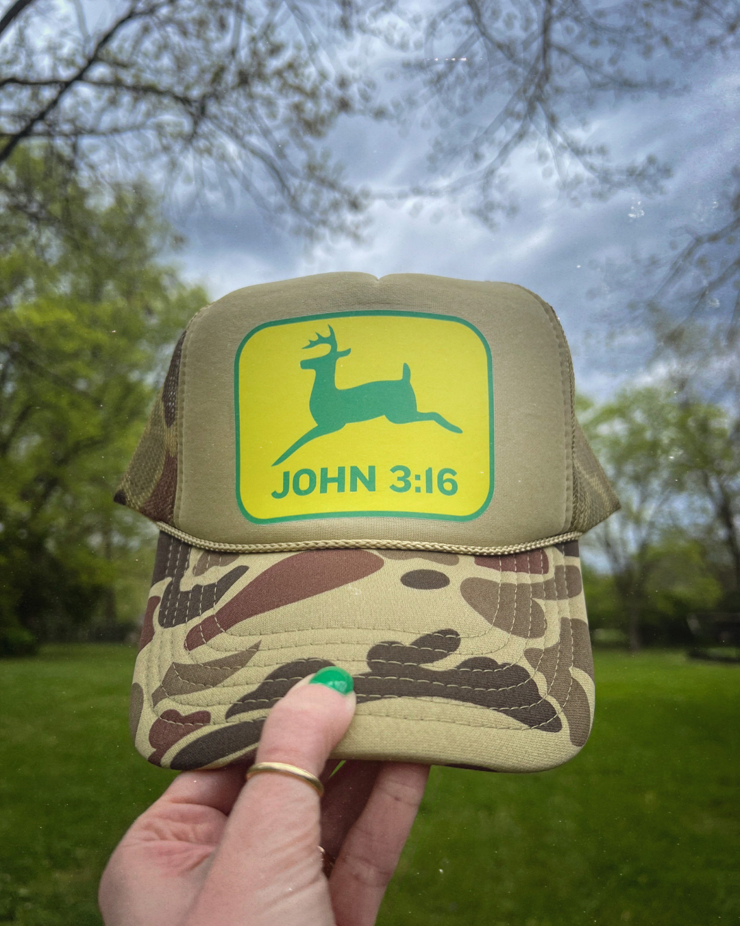 JOHN 3:16 - Christian Trucker Hat