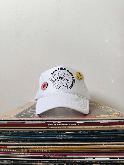 KILL EM WITH KINDNESS - Christian Trucker Hat