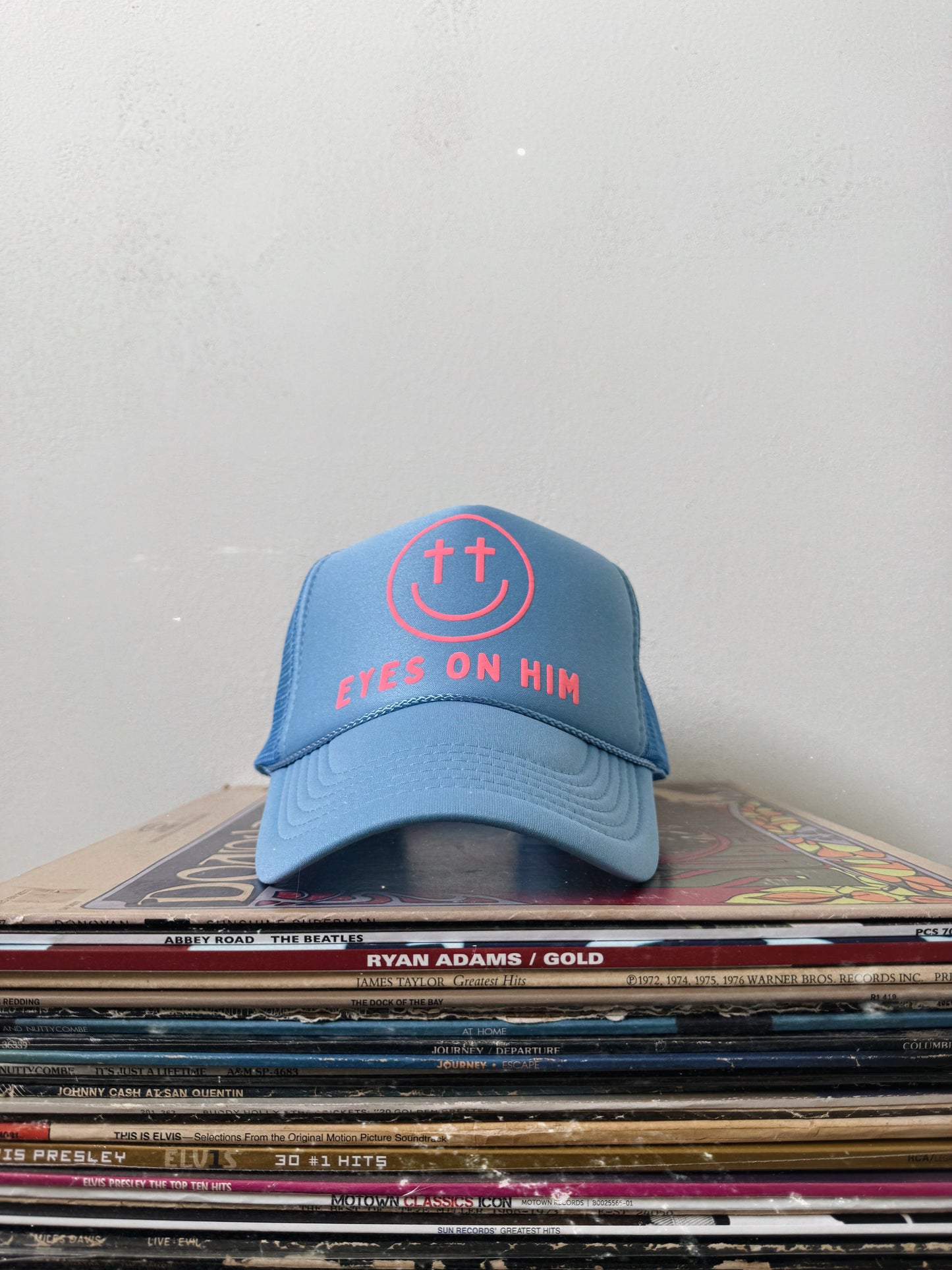 EYES ON HIM - Custom Christian Trucker Hat