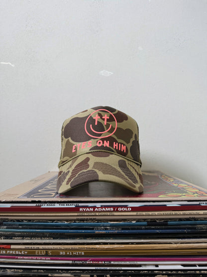 EYES ON HIM - Custom Christian Trucker Hat