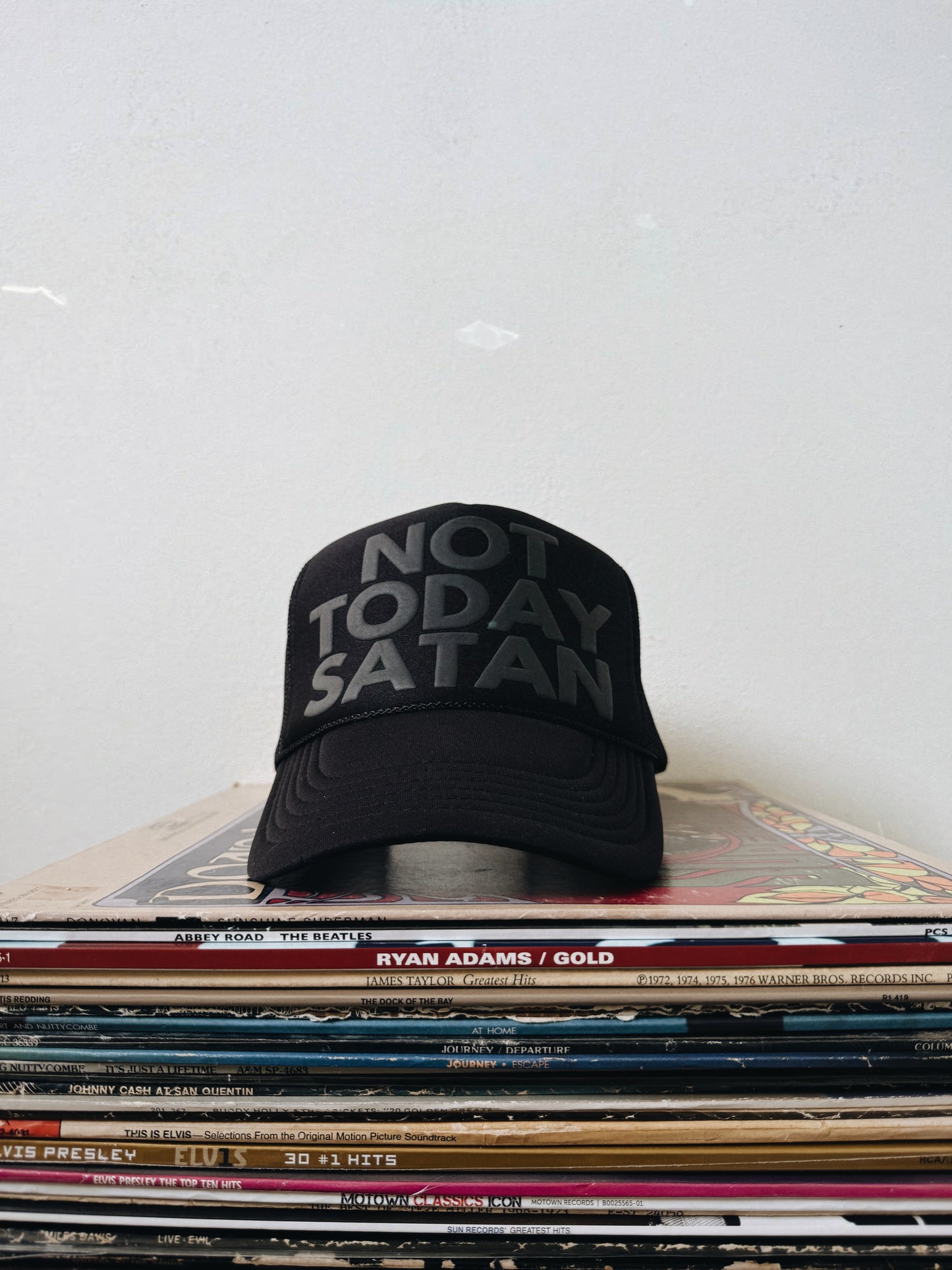 NOT TODAY SATAN - Custom Christian Trucker Hat