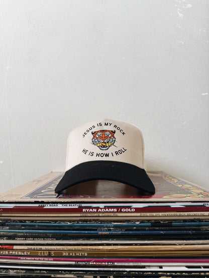 JESUS IS MY ROCK BASEBALL HAT