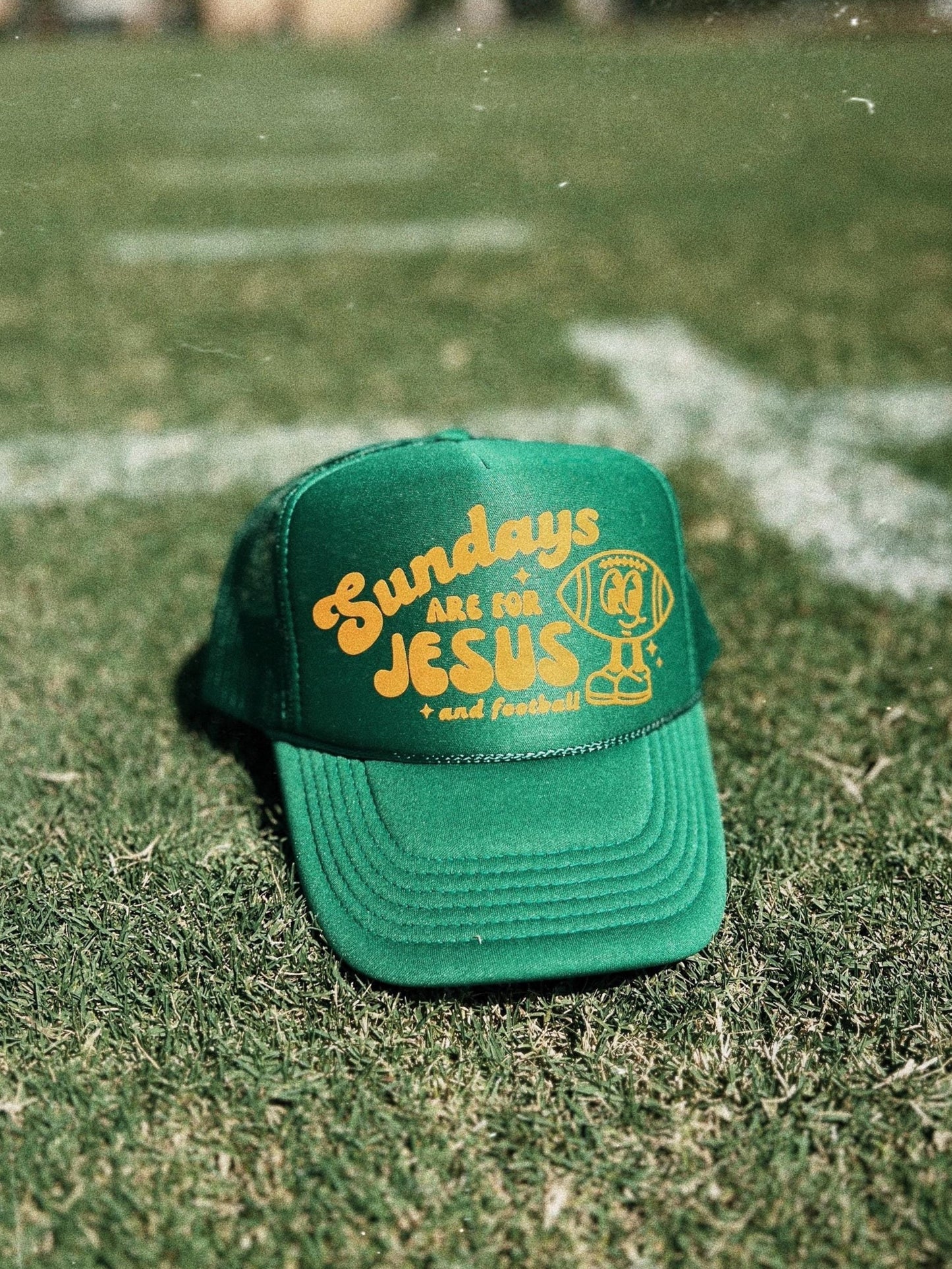 FOOTBALL SUNDAYS - Custom Christian Trucker Hat