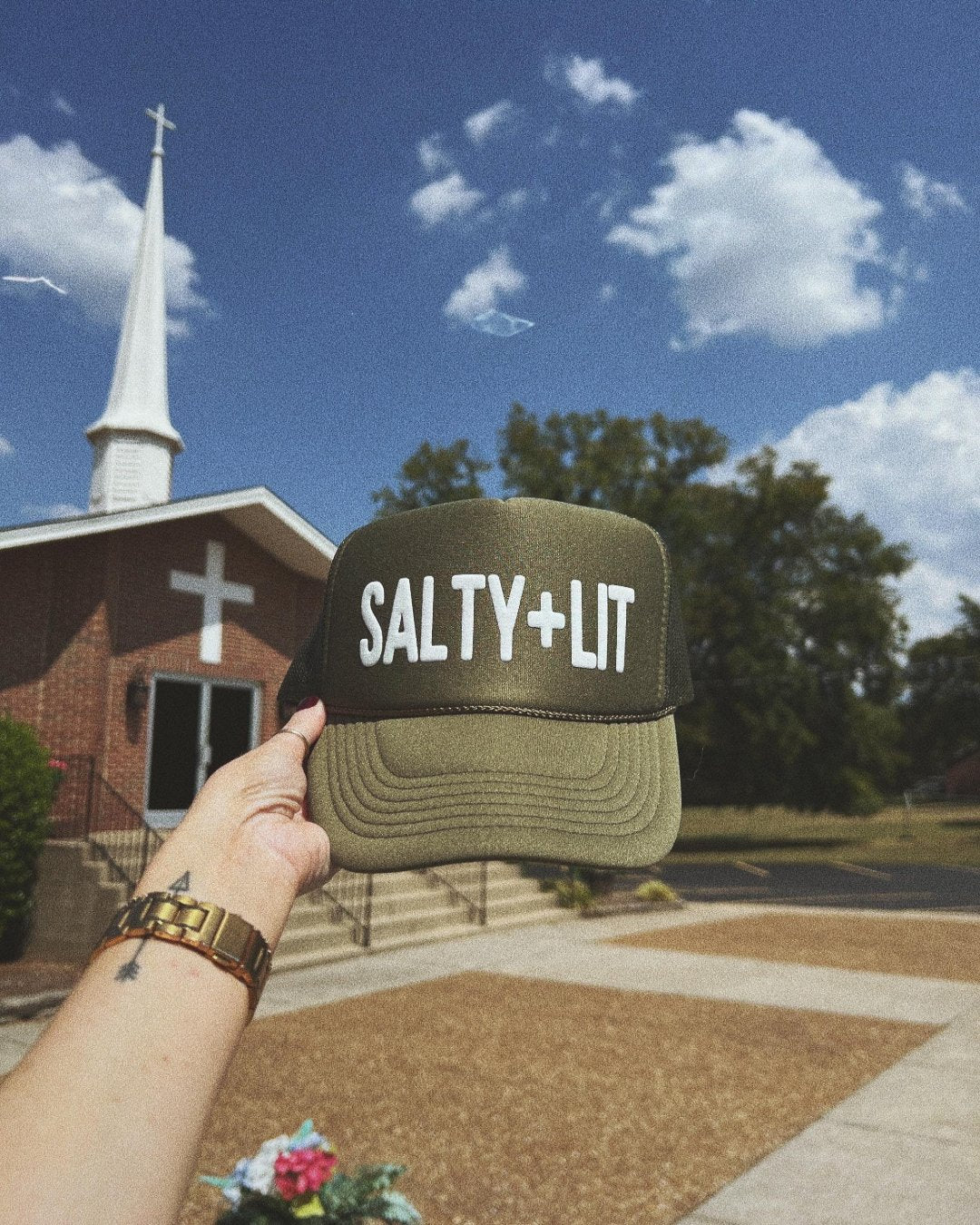 SALTY + LIT - Christian Trucker Hat